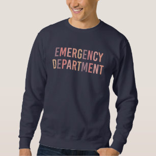 Sweatshirt Personnel du service des urgences   infirmière   T