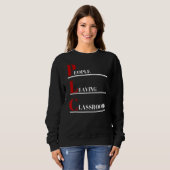 Sweatshirt Personnes Plc Quittant Les Salles De Classe (Devant entier)