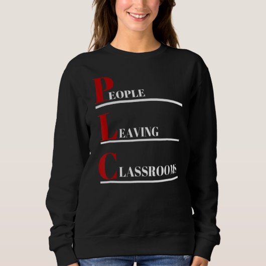 Sweatshirt Personnes Plc Quittant Les Salles De Classe (Devant)