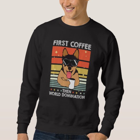 Sweatshirt Pet Coffee Breed  Australian Cattle Dog (Devant)