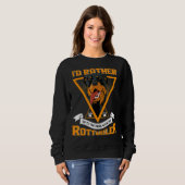 Sweatshirt Pet Rottweiler Chien (Devant entier)