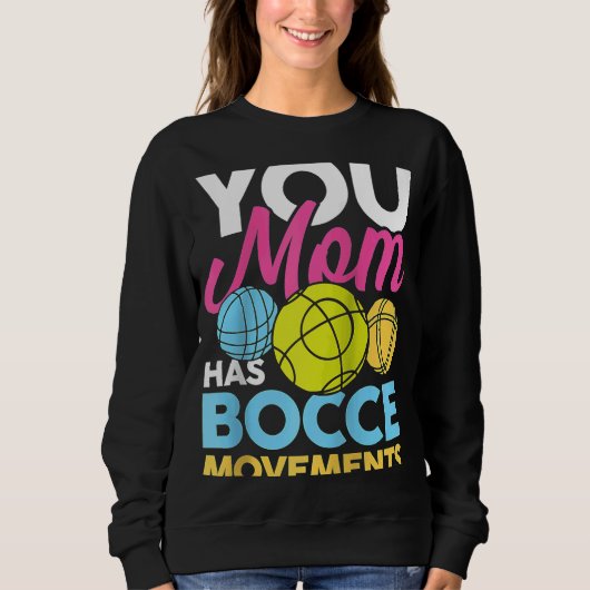 Sweatshirt Petanque Petanque Jeu Bocce Boule Raglan (Devant)