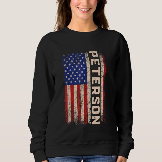 Sweatshirt Peterson Nom Chemise Peterson Nom American Fl (Devant)