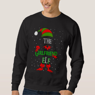 Sweatshirt Petit Ami Groupe De Lutin Tenue De Noël Familiale 