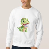 Sweatshirt Petit bébé Dinosaur manger squelette maman Hallowe (Devant)