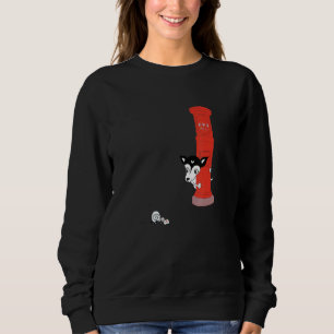 Sweatshirt Petit Chien et boîte postale japonaise Courrier él