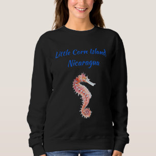 Sweatshirt Petit Corn Island Nicaragua Seahorse Souvenir