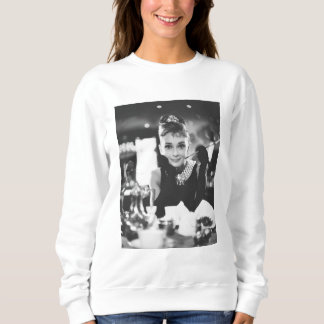 Sweatshirt Petit-déjeuner Tiffany - pull blanc pour femmes