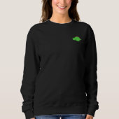 Sweatshirt Petit Dinosaure Vert Stegosaurus (Devant)