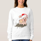 Sweatshirt Petit Noël Piggy (Devant)