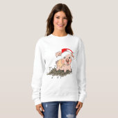 Sweatshirt Petit Noël Piggy (Devant entier)