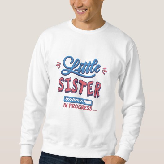 Sweatshirt Petite soeur en cours (Devant)