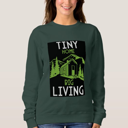 Sweatshirt Petites maisons qui vivent petites (Devant)