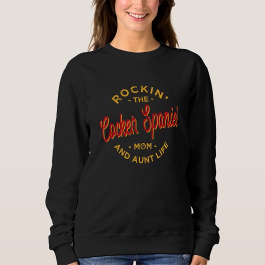 Sweatshirt Pets Spaniel Owner  Single Dog Breed 1 (Devant)