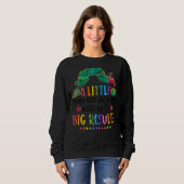 Sweatshirt Peu De Progrès Chaque Jour Ajoute À De Grands Résu (Devant entier)