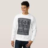 Sweatshirt peur (Devant entier)