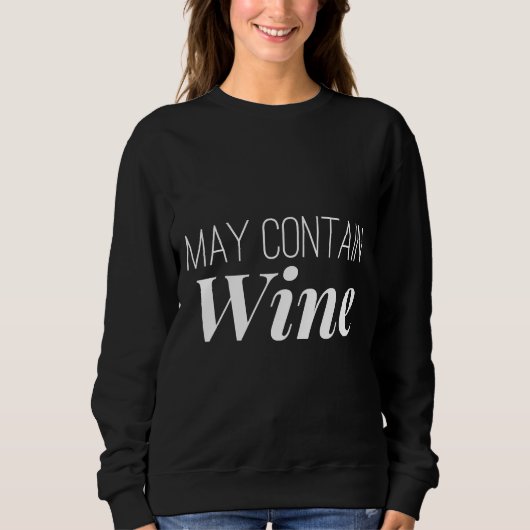 Sweatshirt Peut contenir de la vaisselle (Devant)