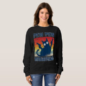 Sweatshirt Pew Pew Pew Madafakas Cats Tops Pajamas d'été Pew  (Devant entier)