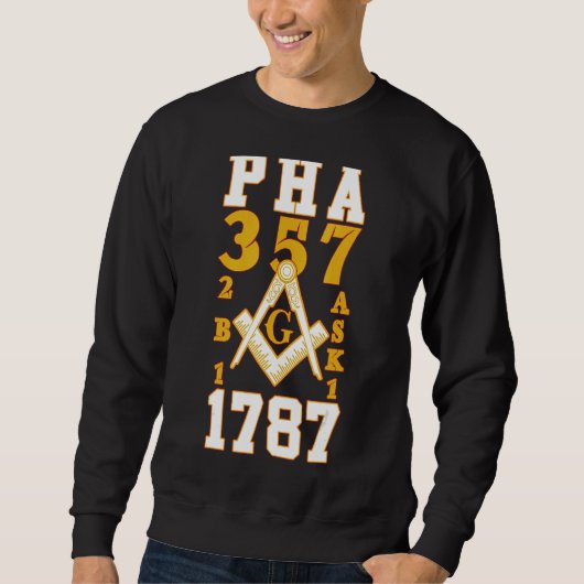 Sweatshirt Pha 357 Mason 1987 2b1ask1 Carré de boussole Père (Devant)