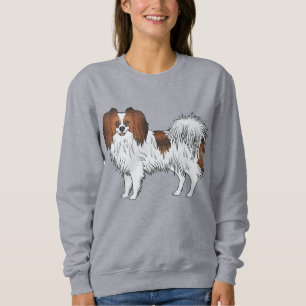 Sweatshirt Phalène jouet peu aboyeur Sable Rouge de race heur