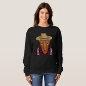 Sweatshirt Pharaon fermier Hound Chien d'élevage (Devant entier)