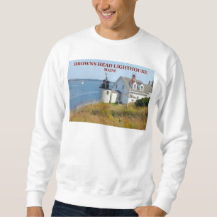 Sweatshirt Phare de Browns Head, Vinalhaven Maine Sweatshir