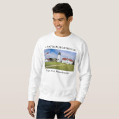 Sweatshirt Phare de Chatham, Cape Cod le Massachusetts (Devant entier)