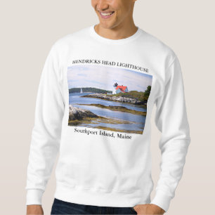Sweatshirt Phare de Hendricks Head, Southport Island Maine