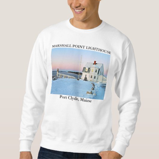 Sweatshirt Phare de Marshall Point, Port Clyde Maine (Devant)