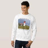 Sweatshirt Phare de Nauset, Massachusetts de Cape Cod (Devant entier)