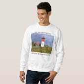 Sweatshirt Phare de Nauset, Massachusetts de Cape Cod (Devant entier)