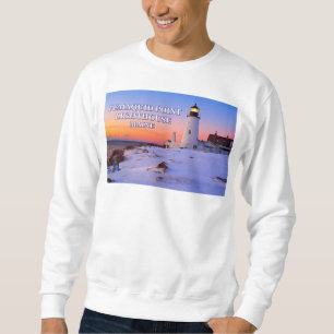 Sweatshirt Phare de point de Pemaquid, Maine