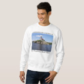 Sweatshirt Phare de Pomham Rocks, E Providence Rhode Island (Devant entier)