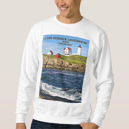 Sweatshirt Phare de protubérance, cap Neddick Maine (Devant)