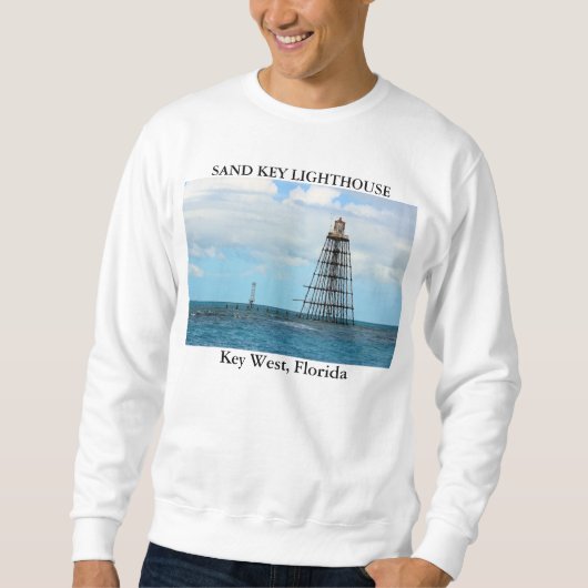 Sweatshirt Phare de Sand Key, Key West Floride (Devant)