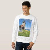 Sweatshirt Phare de Whitehead Island, Penobscot Bay Maine (Devant entier)