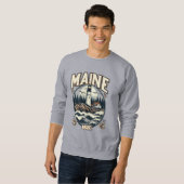 Sweatshirt Phare du Maine vintage (Devant entier)