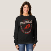 Sweatshirt Pharmacien Parce que même les médecins apothicaire (Devant entier)
