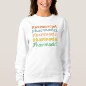 Sweatshirt Pharmacien Retro Super (Devant)