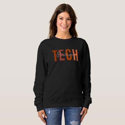 Sweatshirt Pharmacy Technician Week Retro Pharmacy Tech Appre (Devant entier)