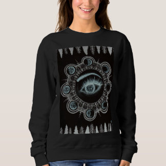 Sweatshirt Phases de l'oeil de lune