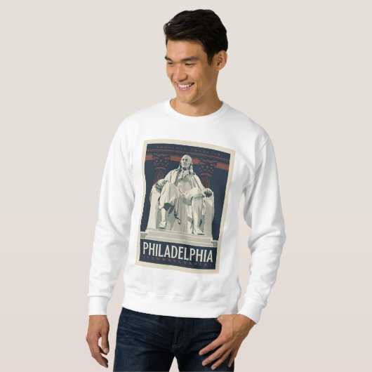 Sweatshirt Philadelphie | Institut Benjamin Franklin (Devant entier)