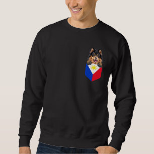 Sweatshirt Philippines Drapeau Lapphund Chien Finlandais Dans