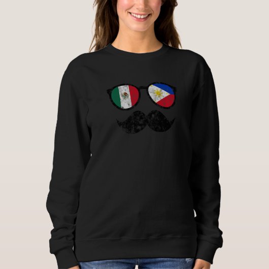 Sweatshirt Philippines Mexico Filipino Pride Proud Flag Mexip (Devant)