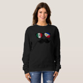 Sweatshirt Philippines Mexique Fierté philippine Drapeau fièr (Devant entier)