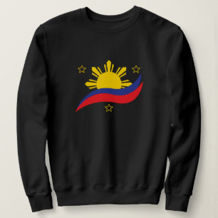 Sweatshirt Philippines Philippin Pilipino Drapeau