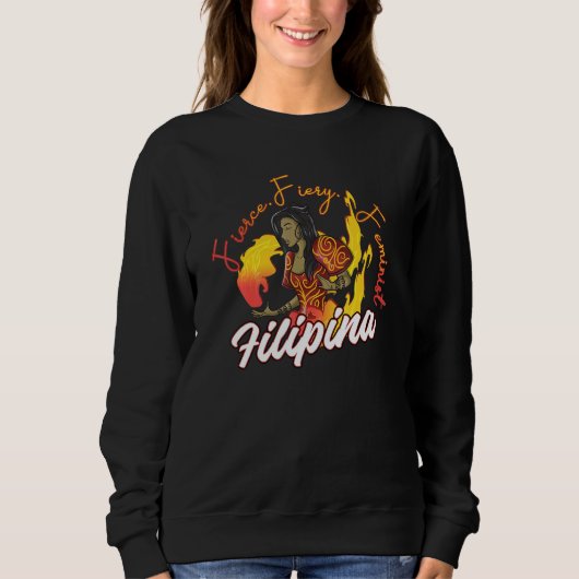 Sweatshirt Philippines Pinay Filipina Pride Proud Flag Beauti (Devant)