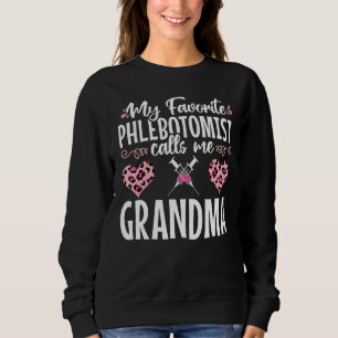 Sweatshirt Phlebotomie Tech Favori Phlebotomiste Me Appelle M