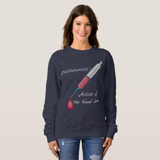 Sweatshirt Phlebotomiste (Devant entier)