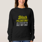 Sweatshirt Phlebotomiste Phlebotomie Technicien 10 (Devant)